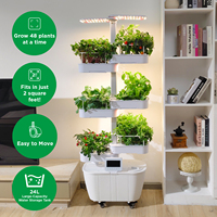 Système de culture hydroponique intérieur IGS-83, jardin vertical intelligent pour herbes avec contrôle Wi-Fi