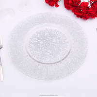 Plaques de présentation en verre transparent de style simple pour mariage ou événements en plein air Plaques de fond transparentes à usage décoratif