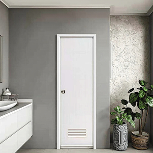 ประตูห้องน้ำ upvc ประตูภายในห้องน้ำพลาสติกน้ำหนักเบาติดตั้งง่ายสำหรับบ้านและโรงแรม - Product Image 2
