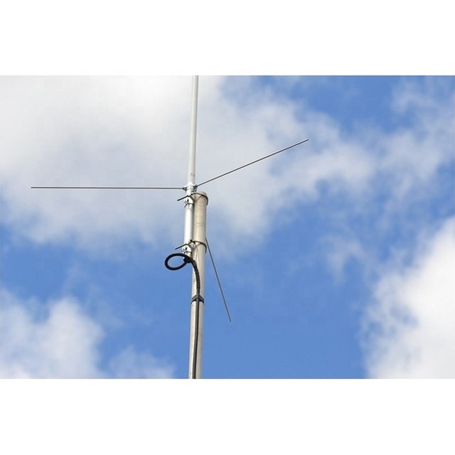 115-174MHz Air Band Antenna Outdoor Omni Fiberglass VHF Base Station Antenna Glass Helium Omni Base Station Fiberglass Antenna