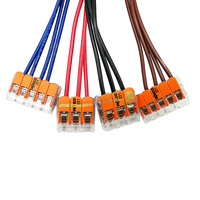 Konektor Kabel Otomotif Universal China Factory, Konektor Kabel Cepat Pasang, Tuas Ringkas, untuk Kabel dan Kawat