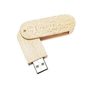Verschiedene Good Business Geschenk 16GB 32GB 64GB 128GB Speicher schwenkbar Holz USB-Flash-Disk - Product Image 1