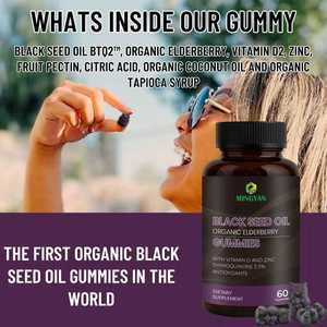 OEM/ODM Organic Elderberry Gummies with Black <b>Seed</b> Oil, Immune Support &Antioxidant Supplement for Daily Wellness - Product Image 5