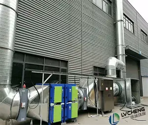 LVcheng Penyemprot Gas 20000CMH, Mesin Pembuangan Gas Rokok Elektrik untuk Roaster Kopi dan Restoran RTS Rusia