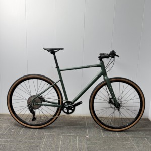 Vélo de Gravel à Cadre Plat 1x10 Vitesses, Cadre en Aluminium, Fourche en Titane, Freins à Disque Hydrauliques, Roues Rapides à Décrocher, Léger pour la Route - Product Image 4