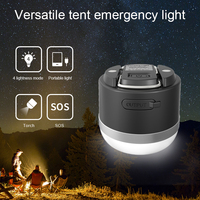 Elegante y duradera recargable LED Camping linterna IP65 impermeable portátil al aire libre luz OEM/ODM compatible