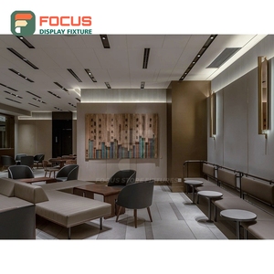 ชั้นวางสินค้ากาแฟดีไซน์ทันสมัย ผิวไม้ด้าน ชั้นวางขนม ชั้นวางโชว์หน้าร้าน - Product Image 6