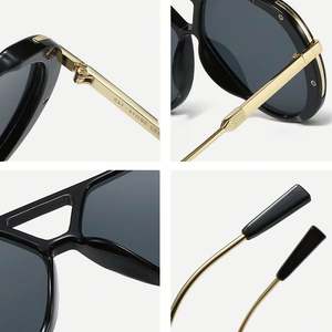 Gafas de Sol de Gran Tamaño con Lentes Degradadas de Moda 2025, Logotipo Personalizado, Protección UV400, Montura Grande, Estilo Piloto, para Hombre y Mujer - Product Image 6