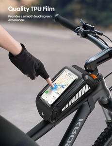 Lamicall BCCB01 <strong>Bike</strong> Phone <strong>Bag</strong> Waterproof Frame Pouch with 18L Storage Reflective Strip and TPU Touch Screen Holder - Product Image 3