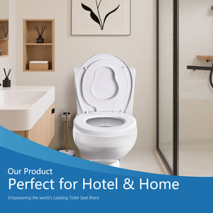 مقعد مرحاض عالي الجودة على شكل حرف O اثنين في واحد مقعد مرحاض عائلي مزدوج مع مقعد مدمج للأطفال للاستخدام العائلي - Product Image 5