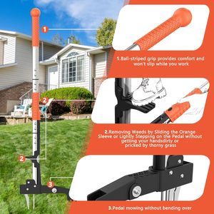 Easy Operation Lightweight Anti-Rust Stand up Weeder Hand Garden <strong>Tool</strong> <strong>Weed</strong> <strong>Remover</strong> - Product Image 6