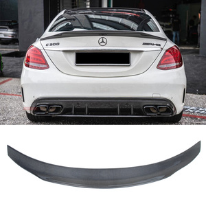 สปอยเลอร์หลังคาร์บอนไฟเบอร์ทรง PSM สำหรับรถเบนซ์ C-Class W205 4 ประตู รุ่นปี 2013-2022 - Product Image 1