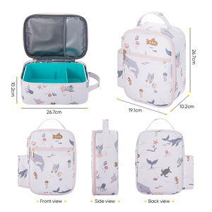 Cooler <b>Lunch</b> Bag School Kids Family Multi Pockets Functional Portable Customized Waterproof Easy Clean Outdoor Hiking Camping - Product Image 4