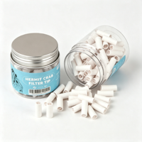 Embout de cigarette jetable en plastique classique Hermit Crab pour filtre à cigarettes, style rond simple, accessoire