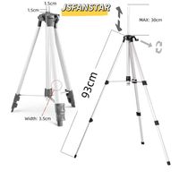 Trépied Niveau Laser Rotatif 360° en Aluminium 1m, Ajustable aux Prix les plus Bas