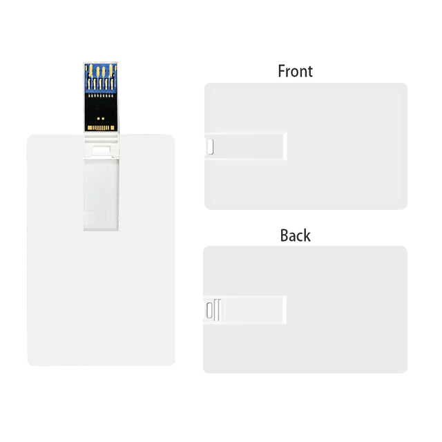 Cheap 8GB Waterproof USB Flash Drive Custom Business Card USB 2.0 Target Plastic Durable Storage Solution