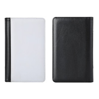 Cuaderno de viaje personalizado DIY de lona y cuero con hojas sueltas, cuaderno de notas, portafolio de sublimación, carpeta de anillas de 6 anillos