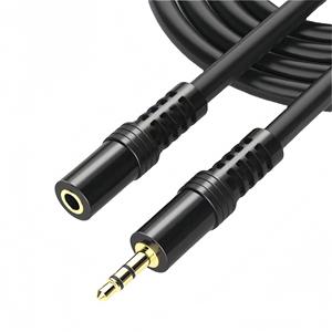 Câble d'extension audio mâle-femelle 3,5 mm avec gaine en PVC, connecteur auxiliaire pour casque et haut-parleur - Product Image 3