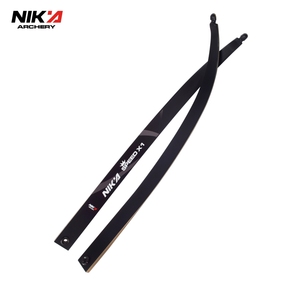 Nika Tir à l'arc Membres Personnalisé <span class=keywords><strong>Bambou</strong></span> Fibre <span class=keywords><strong>de</strong></span> Verre X1 Blanc <span class=keywords><strong>Noir</strong></span> ILF Membres Classiques - Product Image 1