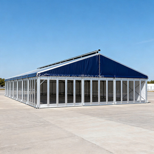 15X15 15X20 15X25m Tente de stockage de construction Tentes résistantes durables <span class=keywords><strong>Location</strong></span> de tente d'exposition d'événement d'exposition de crête élevée - Product Image 1