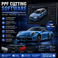 Software Inteligente para Corte de PPF |   Base de Datos de Patrones de Vehículos en 3D para la Instalación de Películas de Protección de Pintura
