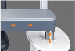 Equipo de Mesa y Silla para Unidad Oftalmológica para Clínica de Optometría - Product Image 4