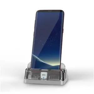 Classic Mobile Phone Vertical Acrylic Security Display Stand Cellphone Display Holder