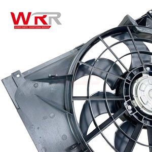 ชุดพัดลมระบายความร้อนหม้อน้ำสำหรับ BMW E46 320i 325i 330i เครื่องยนต์อัตโนมัติ ทนทาน พร้อมฝาครอบมอเตอร์ - Product Image 4