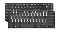NOUVEAU Pour HP Elitebook 840 G1 850 G1 840 G2 Clavier Espagnol Latin Backlit Point Silver Notebook Clavier d'ordinateur portable