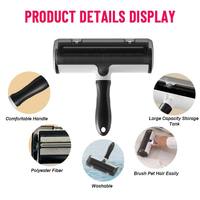Kit de Toilettage Professionnel Portable 5 Pièces pour Animaux de Compagnie – Brosse à Rouleau Auto-Nettoyante Multifonctionnelle, Coupe-Ongles et Grattoir
