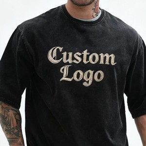 男性用ジムクロップドシャツコットン箱入り男性用特大クロップトップヒップホップスタイルフィットネス<span class=keywords><strong>T</strong></span>シャツ - Product Image 4