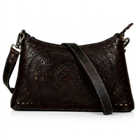 Sac bandoulière vintage en cuir véritable fait main pour femme, style japonais preppy bohème, collection OEM Candy, vente en gros
