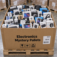 Palettes mystères en gros d'électronique, boîtes surprises avec PC de jeu, systèmes de jeu, casques, smartphones, gadgets, emballage personnalisé
