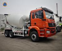 Nouveau camion malaxeur à béton SHACMAN F3000 6x4 10m3, moteur Weichai Euro II 340HP, réservoir de carburant robuste de 400L