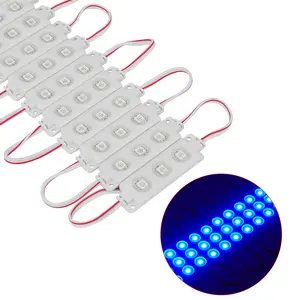 蓝色发光二极管模块3LEDs 0.72瓦12V DC字母标志店面窗口背光IP65认证