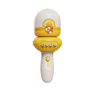 Mikrofon Bambu Edukatif untuk Anak-anak, Mainan Karaoke Bernyanyi dan Rekaman dengan Desain Nada Do <span class=keywords><strong>Re</strong></span> Mi, Rekaman Satu Tombol untuk Anak Laki-laki dan Perempuan - Product Image 5