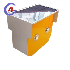 Voyant d'avertissement jaune séquentiel synchronisé Led solaire de sécurité routière - Product Image 1