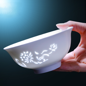 Juego de Vajilla de Porcelana Translúcida de Estilo Chino, Ecológico, de 16 Piezas, Apto para Lavavajillas y Horno, para Uso Doméstico, OEM - Product Image 4