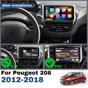 Autoradio, autoradio 10 pouces, lecteur MP5 de voiture, écran <span class=keywords><strong>Android</strong></span> 13, CarPlay et <span class=keywords><strong>Android</strong></span> <span class=keywords><strong>Auto</strong></span> sans fil, BT/Type-C pour <span class=keywords><strong>Peugeot</strong></span> <span class=keywords><strong>208</strong></span>/2008 2012-2018 - Product Image 2
