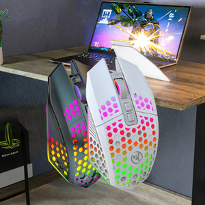 Hot bán Chất lượng cao tùy chỉnh RGB LED không dây Chuột chơi game 1200/7200 dpi tuyệt vời quang 3D phong cách USB sử dụng có dây tuyệt vời - Product Image 3