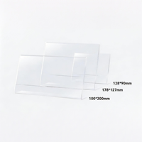 Accessoires de bar de haute qualité, présentoir de table en acrylique transparent, support d'affichage de menu pour table, pour panneaux et menus A3/A4/A5/A6
