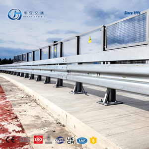 רכבת בטיחות כביש כביש 3 אלומה גל תנועה מגולוון עם h1w3 דירוג ההשפעה של h1w3 ו en1317 תקן - Product Image 6