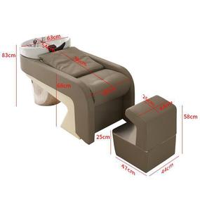 Beauty Salon Shampoo Bed Hair Washing <b>Chair</b> with Colorful Lights Massage Function Water Outlet for Barber Shop Hair Spa - Product Image 2