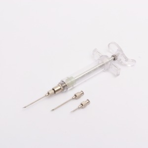 Base à roulettes en acier inoxydable vétérinaire pour le montage d'aiguilles de <span class=keywords><strong>seringue</strong></span> animale réutilisables et écologiques - Product Image 2