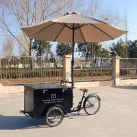 Kiosque de magasin de crème glacée, chariot de réfrigérateur de couleur/Tricycle de Gelato/camion de nourriture, chariot de vente de nourriture, vélo de crème glacée électrique à vendre