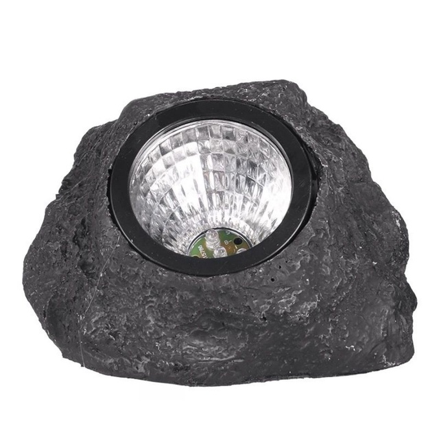 Waterproof IP44 Solar Lights Outdoor Garden Decoration ABS LED 4100K Neutral White Landscape Lighting Simulated Stone High CRI