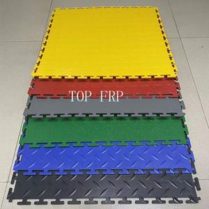 Carreaux de sol à emboîtement en PVC de haute qualité tapis de garage antidérapants et résistants à l'usure conception de modèles 3D pour les entrepôts - Product Image 3