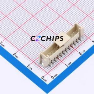 WAFER-HY2.0-12PLB Wire-to-Board Pin Header SMD,P=2mm Connector 1x12P 2mm Vertical Mount HY - Product Image 1