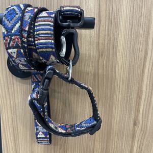 Renkli Şerit Desenli Köpek Tasması Küçük Orta Büyük Köpekler için Ayarlanabilir Dayanıklı Köpek Tasmaları - Product Image 3