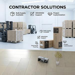 Parquet <span class=keywords><strong>chêne</strong></span> à chevrons ignifuge et acoustique à trois couches 710x127mm avec système <span class=keywords><strong>de</strong></span> réduction du bruit pour bureaux d'entreprise et espaces extérieurs - Product Image 6